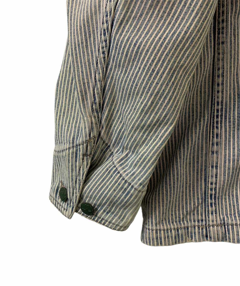 Vintage Oshkosh Classic Hickory Stripe Workwear J… - image 7