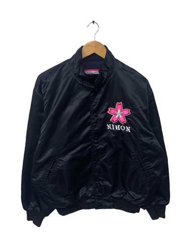 Vintage Rawlings Tokyo Yakult Swallows Baseball Light Jacket Embossed Embroidery Button Up PVC Varsity Jacket NPBCL Sportswear Size online L