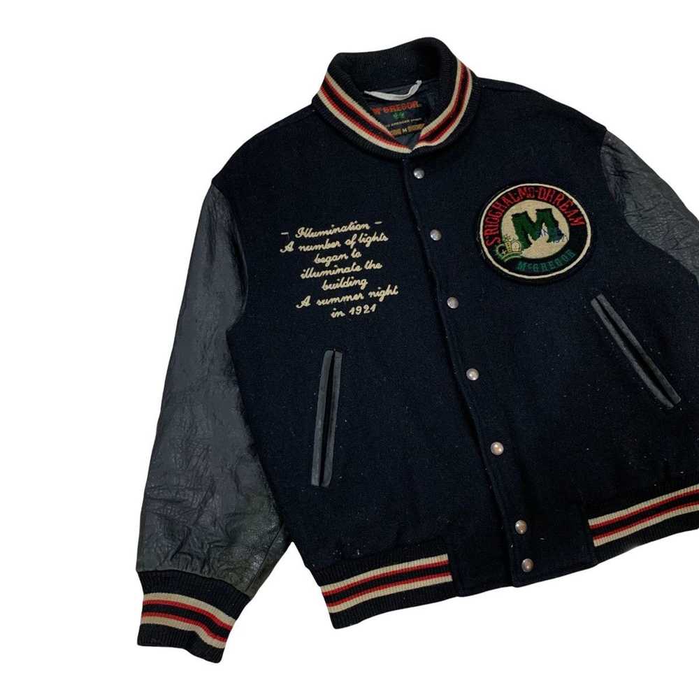 Vintage Mc Gregor Wool Leather Varsity Jacket - image 2