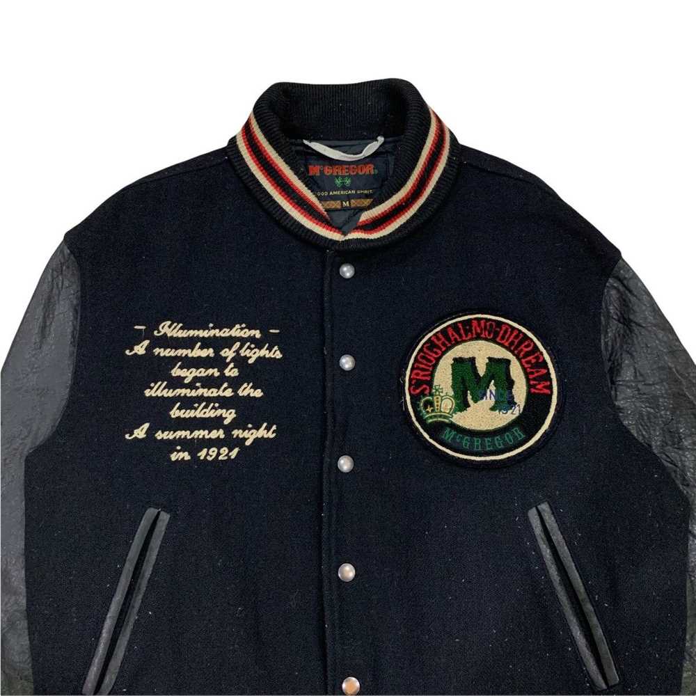 Vintage Mc Gregor Wool Leather Varsity Jacket - image 4