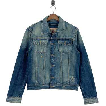 VINTAGE DSQUARED2 DENIM DISTRESSED JACKET - image 1