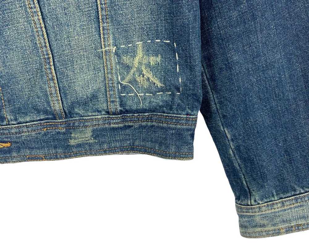 VINTAGE DSQUARED2 DENIM DISTRESSED JACKET - image 7