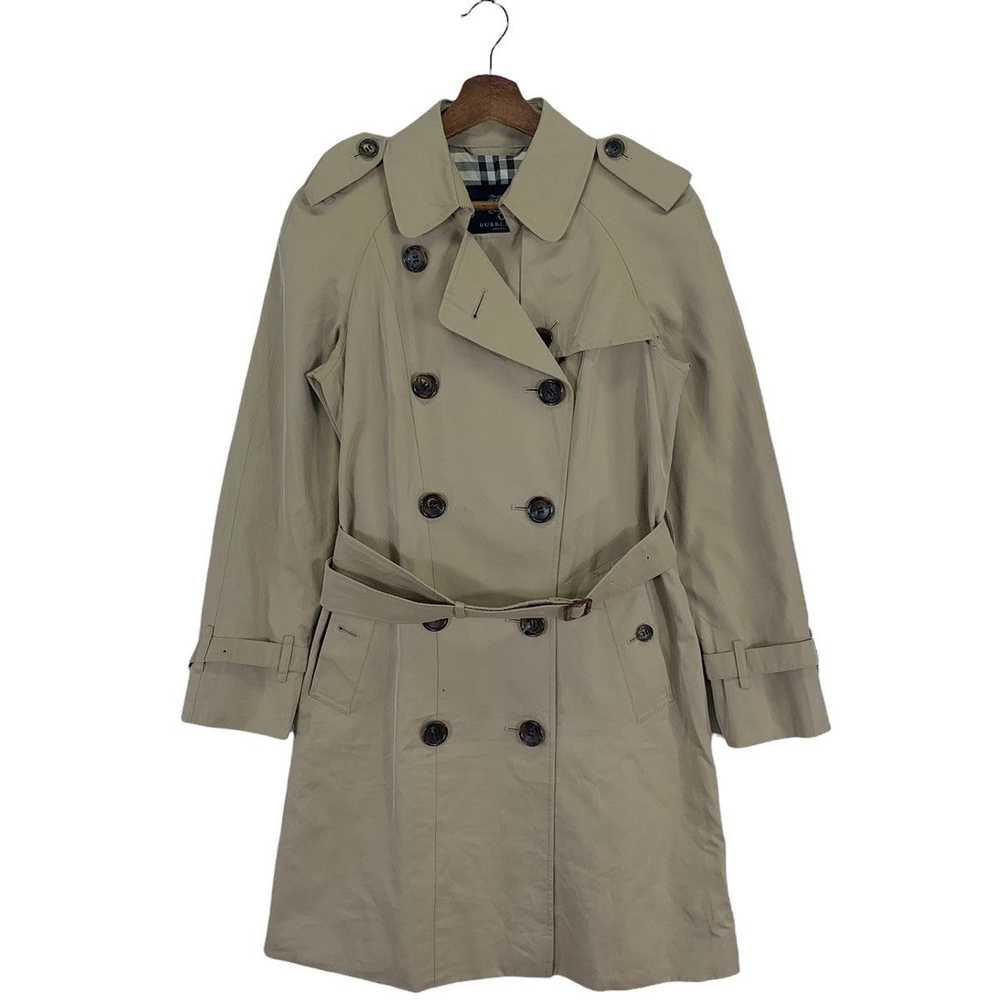 VINTAGE LUXURY BURBERRY OF LONDON TRENCH COAT SIZ… - image 1