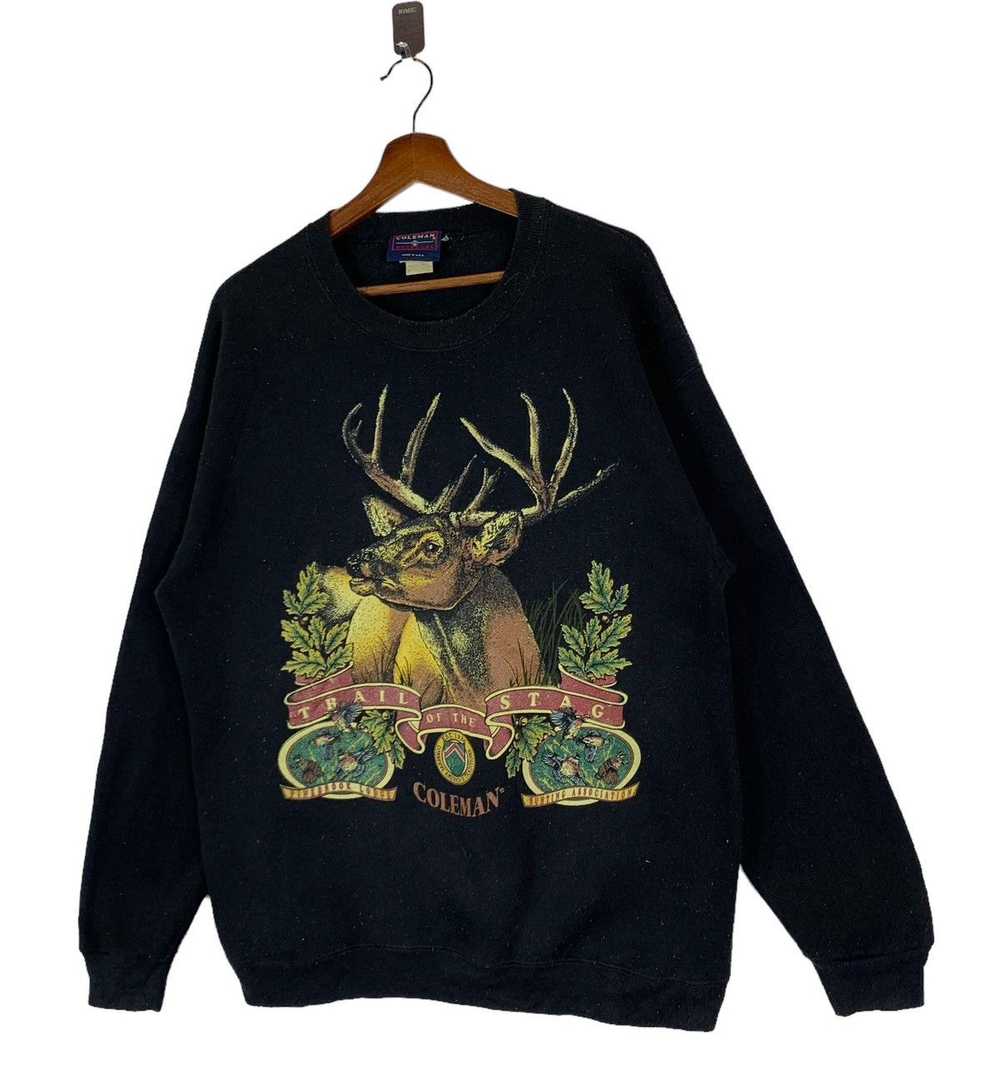 Vintage 90s Coleman Moose Outdoors Trail Of The S… - image 2