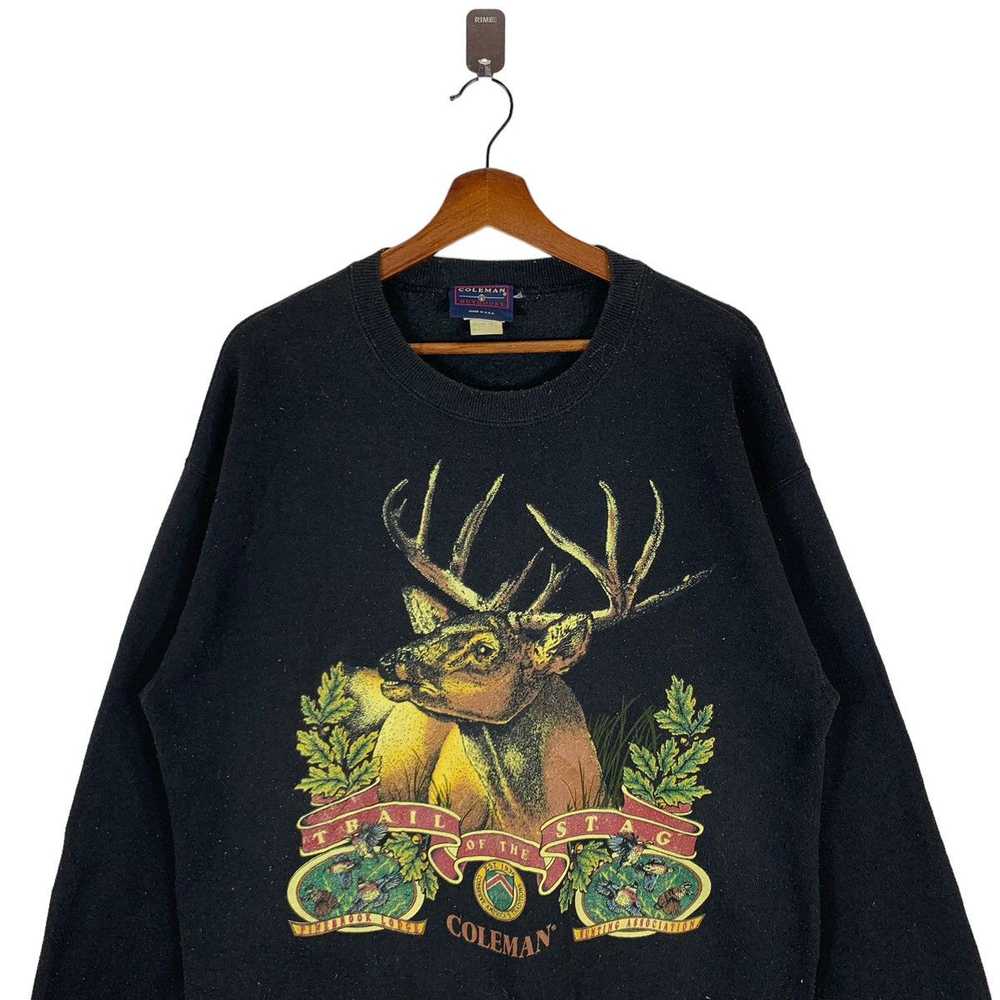 Vintage 90s Coleman Moose Outdoors Trail Of The S… - image 4