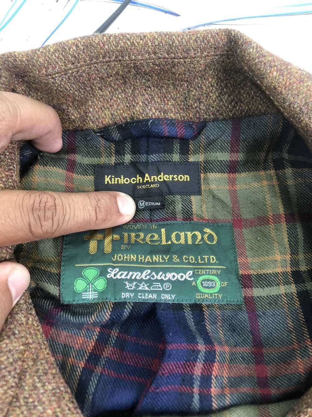 VINTAGE KINLOCH ANDERSON SCOTLAND IRELAND WOOL JA… - image 10