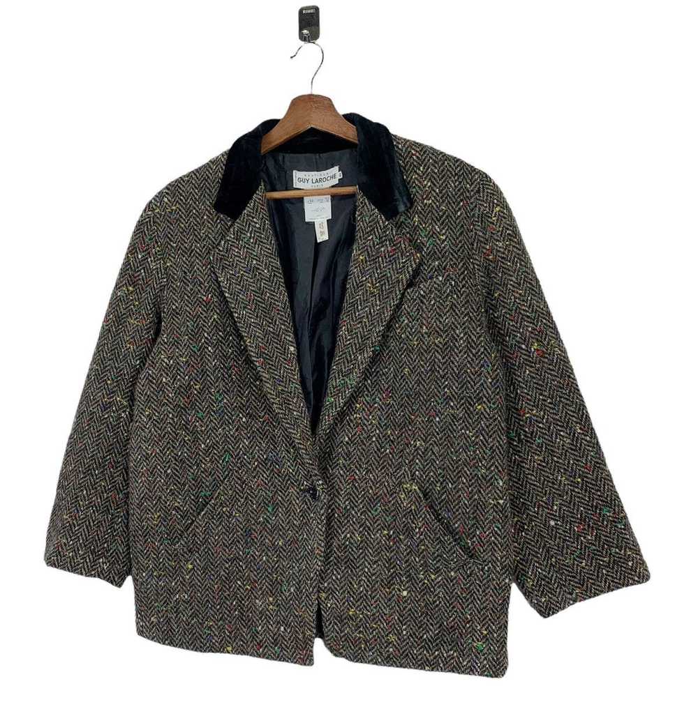 Designer - VINTAGE GUY LAROCHE WOOL COAT - image 2