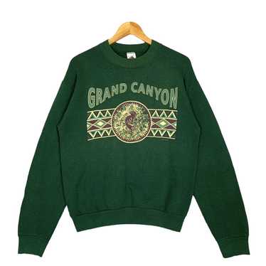 Vintage 90s FruitOfTheLoom Grand Canyon Crewneck … - image 1