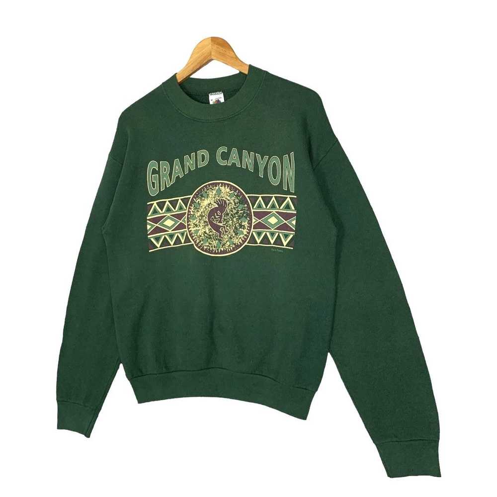 Vintage 90s FruitOfTheLoom Grand Canyon Crewneck … - image 5