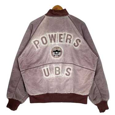 Vintage 90s Union Bay Power UBS Bomber Jacket - image 1