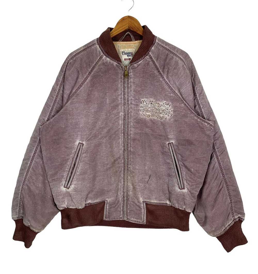 Vintage 90s Union Bay Power UBS Bomber Jacket - image 2