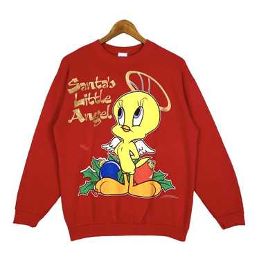 Vintage - Vtg Looney Tunes Tweety Bird Santa Litt… - image 1