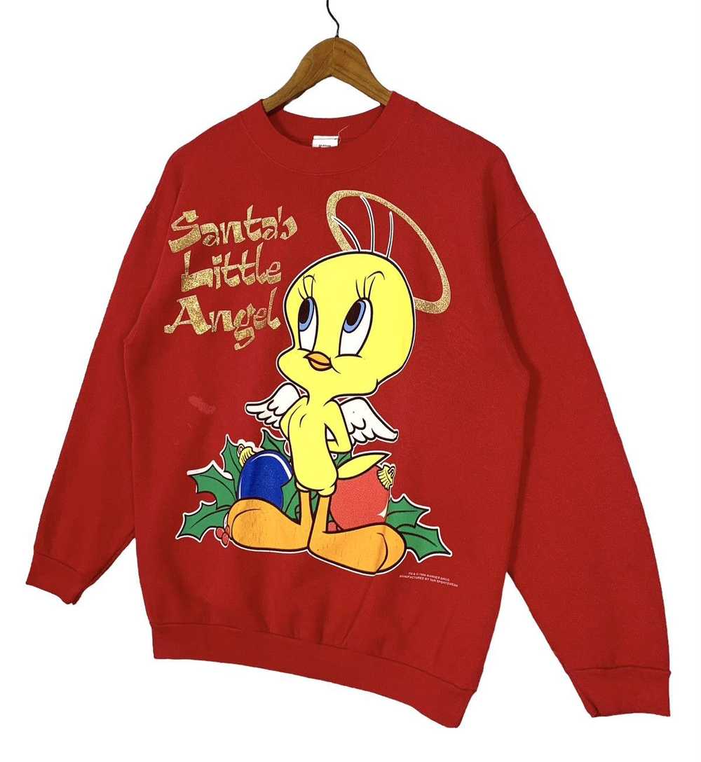 Vintage - Vtg Looney Tunes Tweety Bird Santa Litt… - image 4