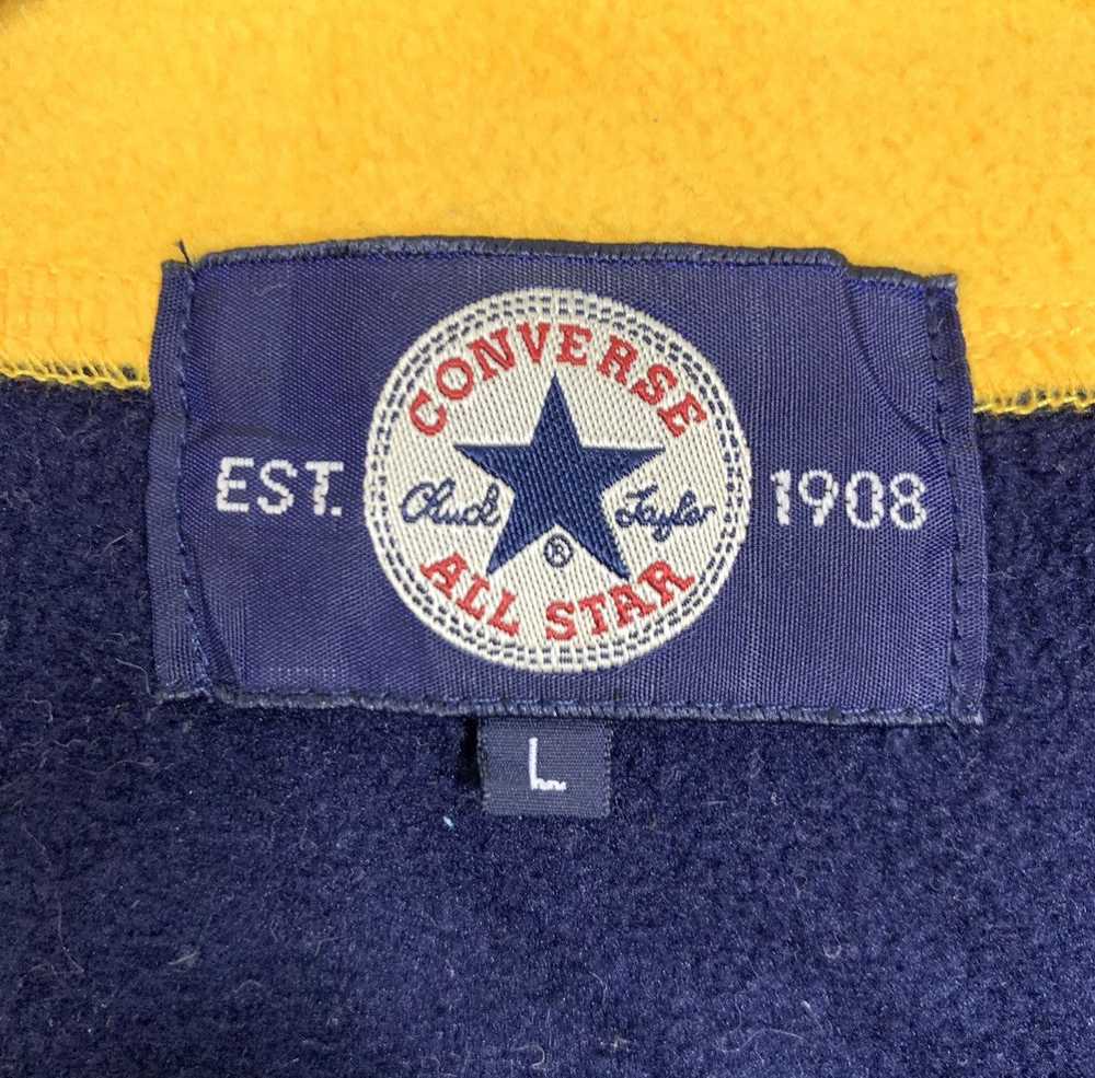 Vintage Converse All Star Fleece Zip Up Light Jac… - image 9