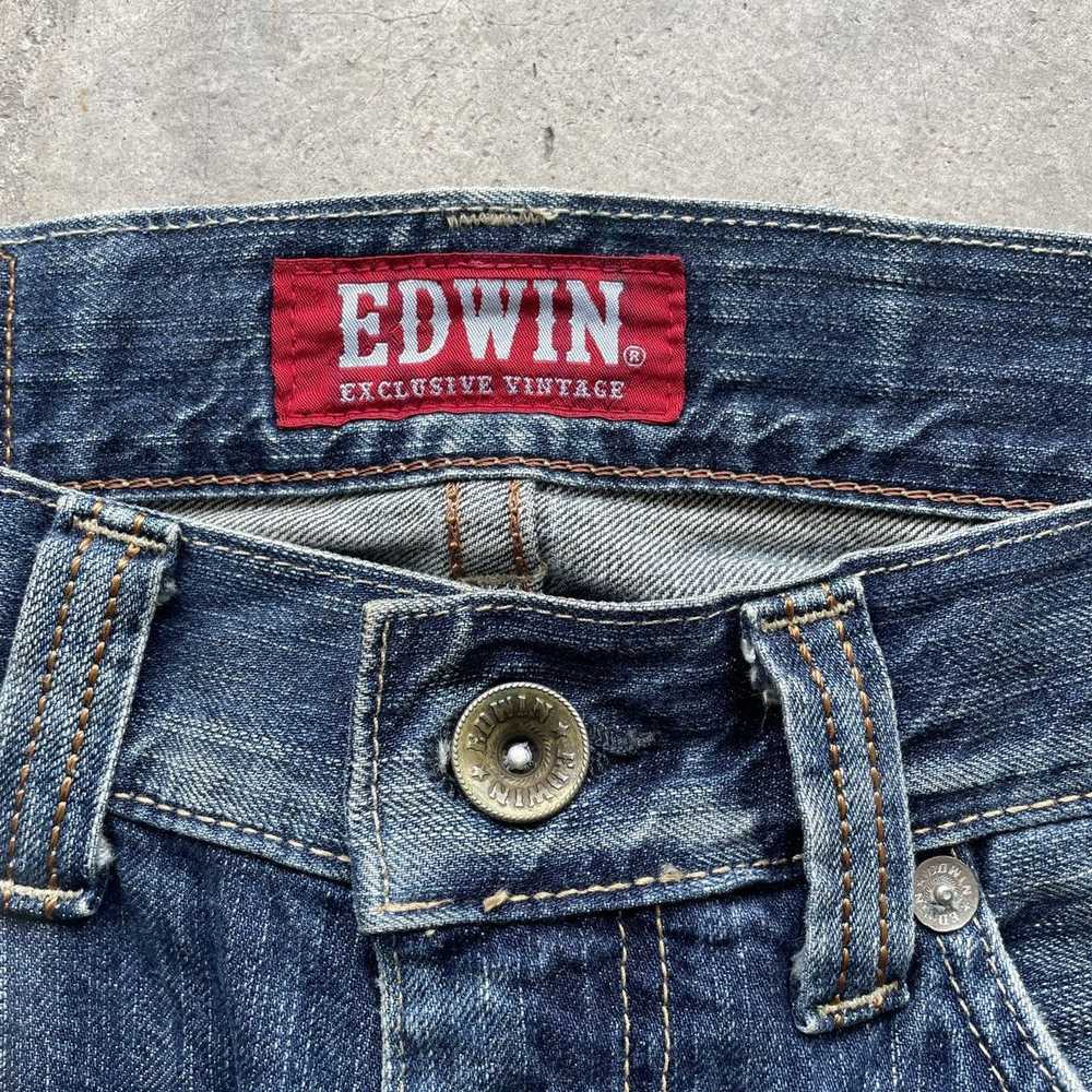 Vintage Edwin Exclusive Faded StoneWash Jeans Pan… - image 6