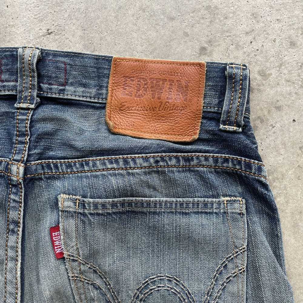 Vintage Edwin Exclusive Faded StoneWash Jeans Pan… - image 8