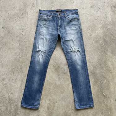 Back number pants denim - Gem