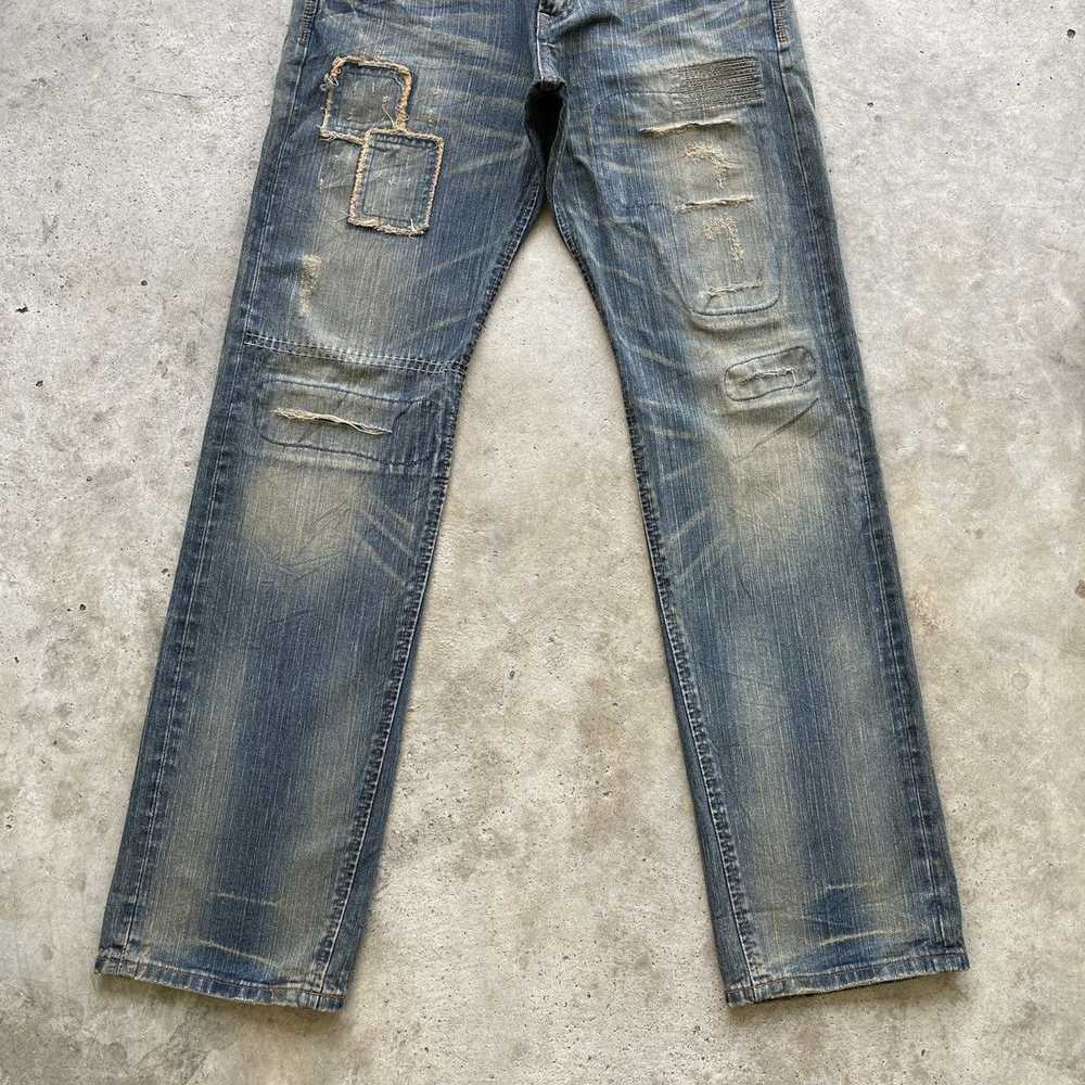 RARE🔥 Vintage RUSTY Edwin Faded Denim Jeans Pant… - image 4