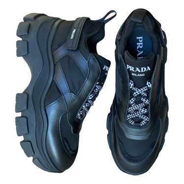 Prada Cloudbust Thunder leather trainers - image 1