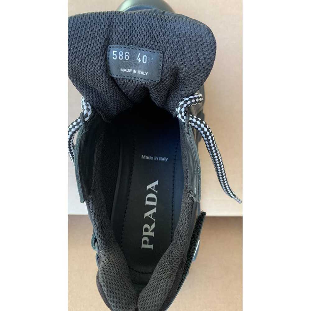 Prada Cloudbust Thunder leather trainers - image 7