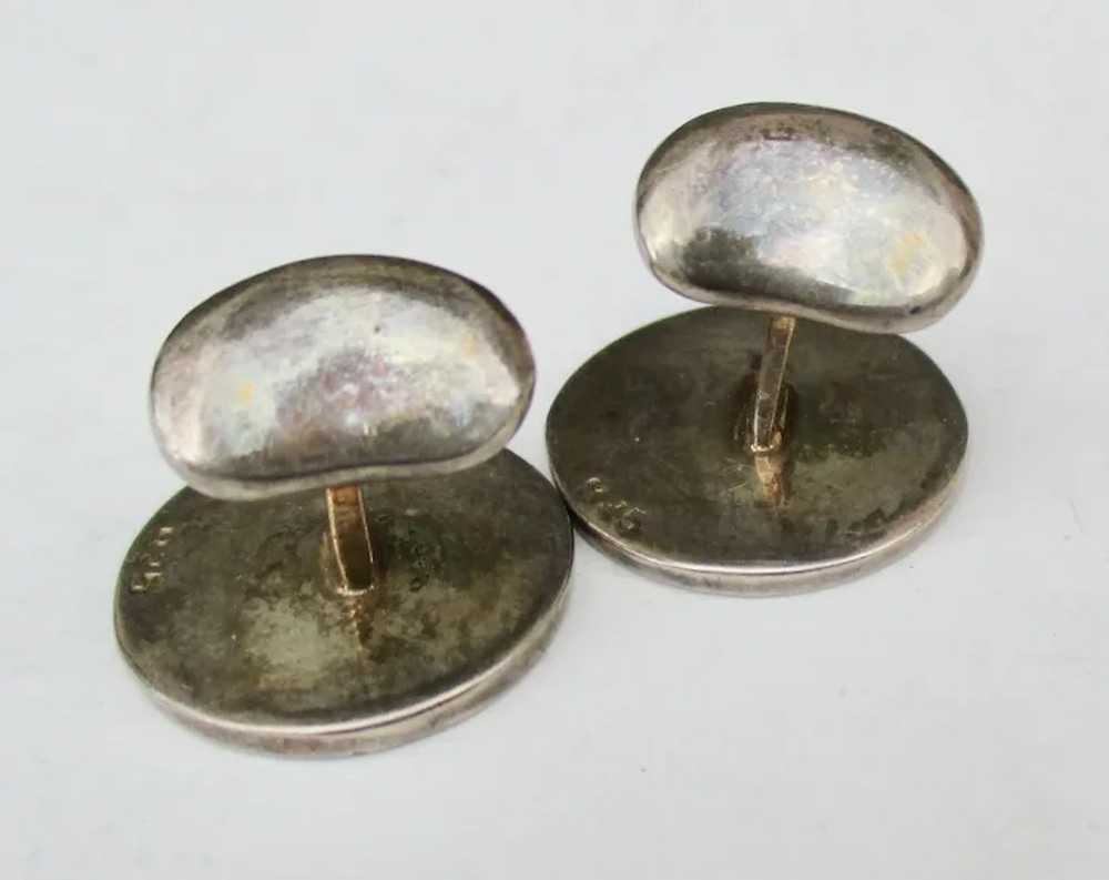 Sterling Silver Secessionist Cufflink - image 3