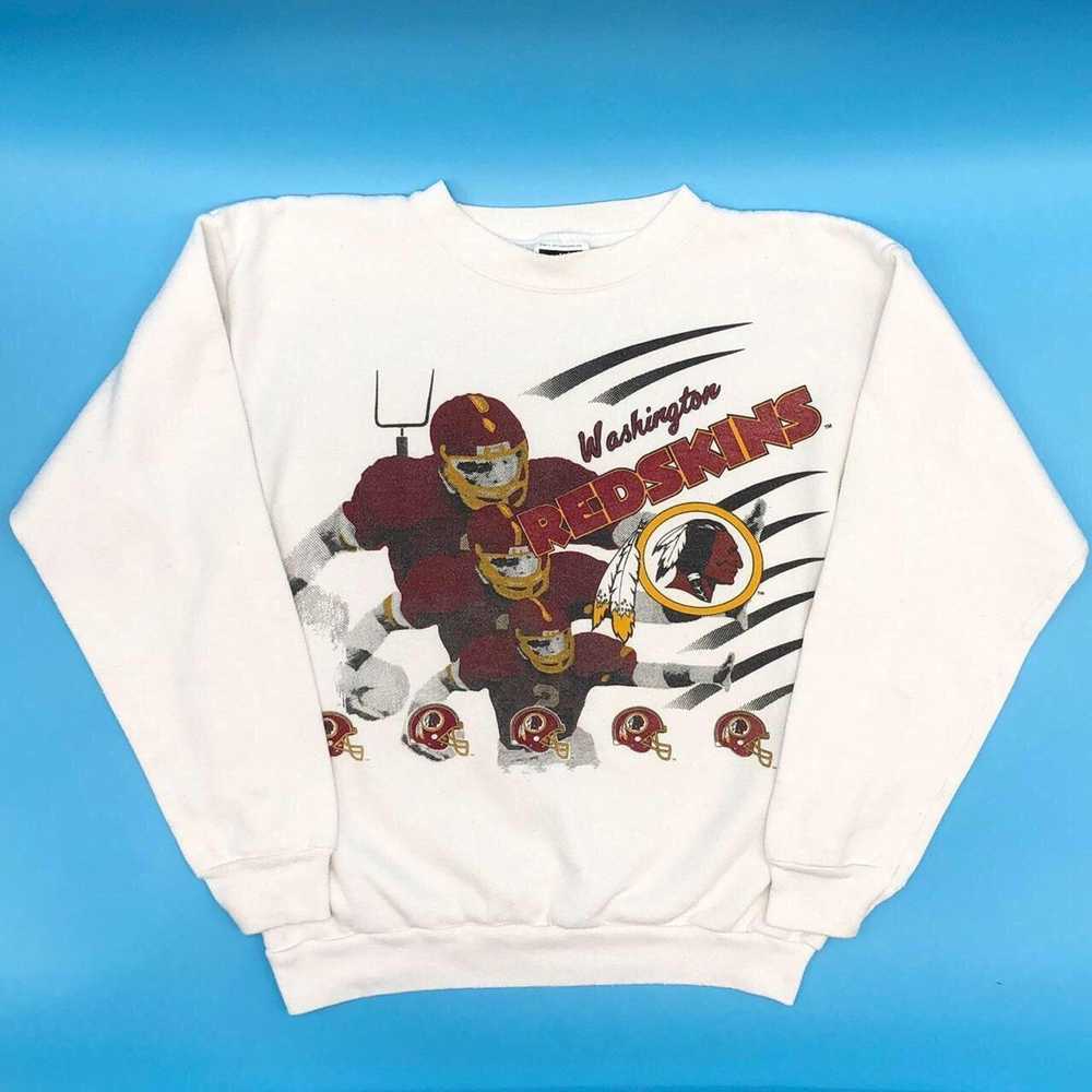 Tultex × Vintage Washington Redskins crewneck swe… - image 1