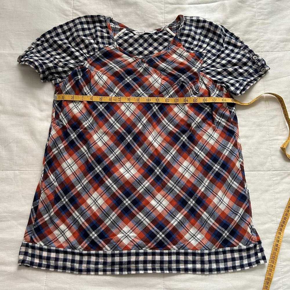 Tsumori Chisato Tsumori Chisato Plaid Mix Raglan … - image 7