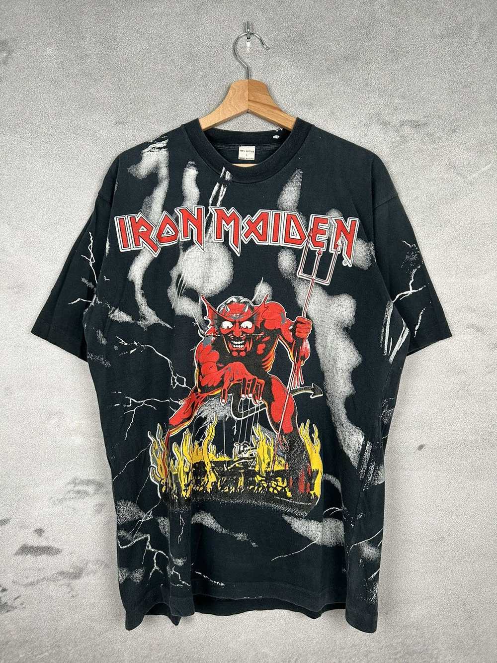 Band Tees × Iron Maiden × Vintage Vintage Iron Ma… - image 1