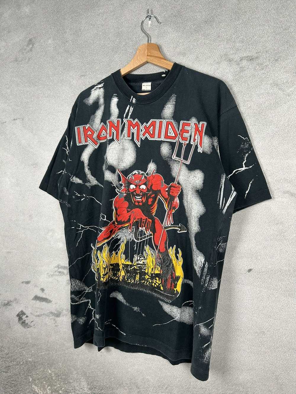 Band Tees × Iron Maiden × Vintage Vintage Iron Ma… - image 3