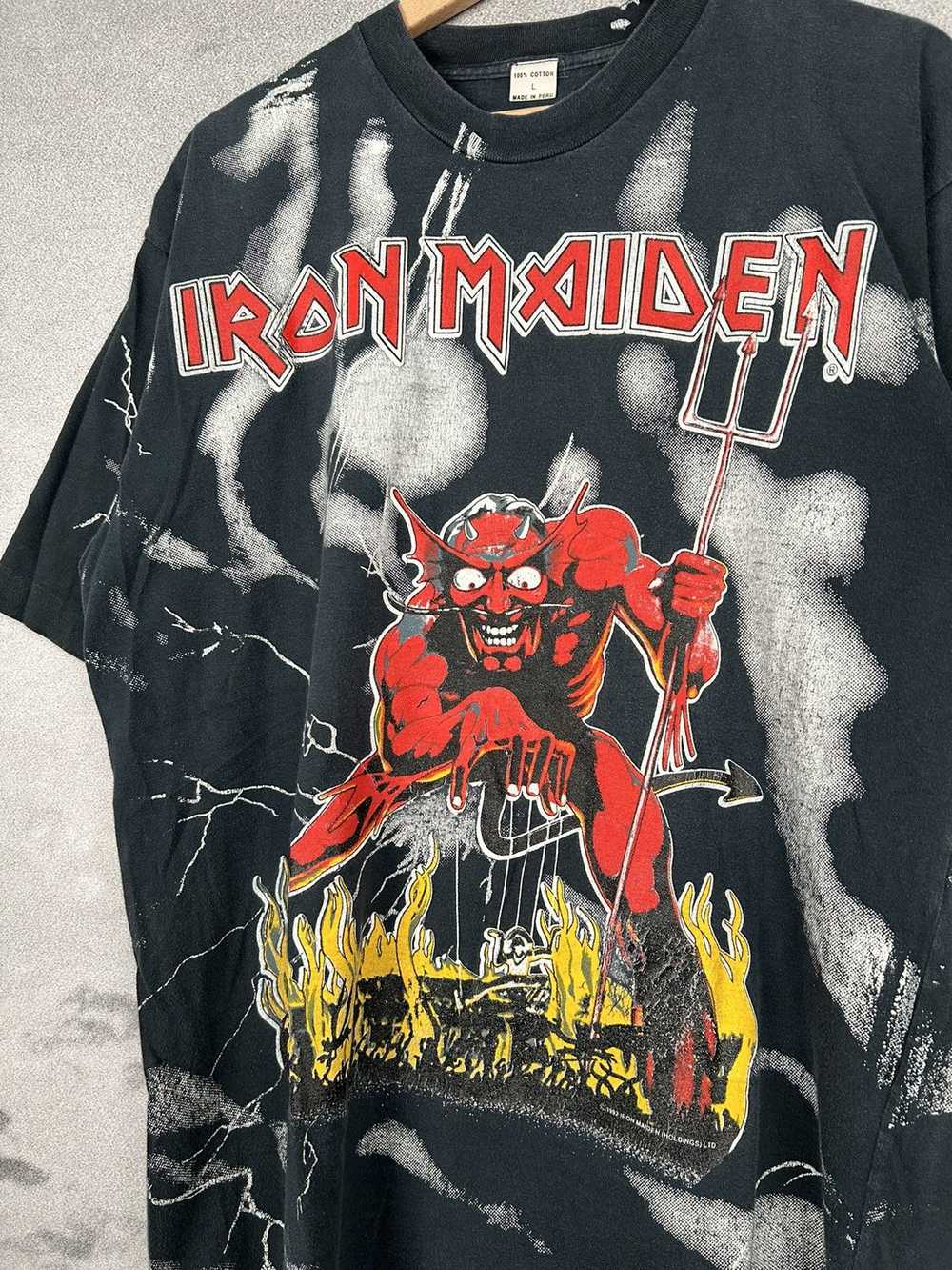 Band Tees × Iron Maiden × Vintage Vintage Iron Ma… - image 4