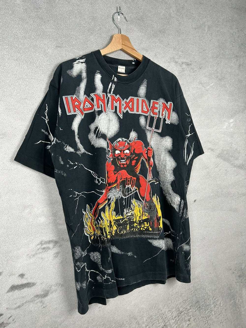 Band Tees × Iron Maiden × Vintage Vintage Iron Ma… - image 9