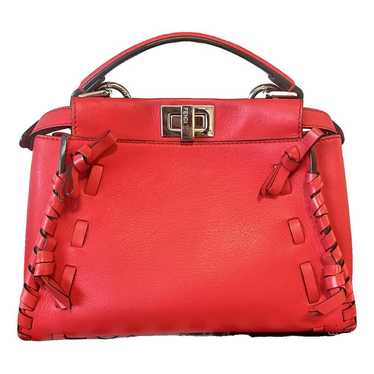 Fendi Peekaboo leather handbag