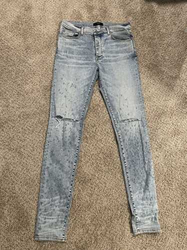 Amiri Sz 36 Amiri Skinny Shotgun Stacked Denim