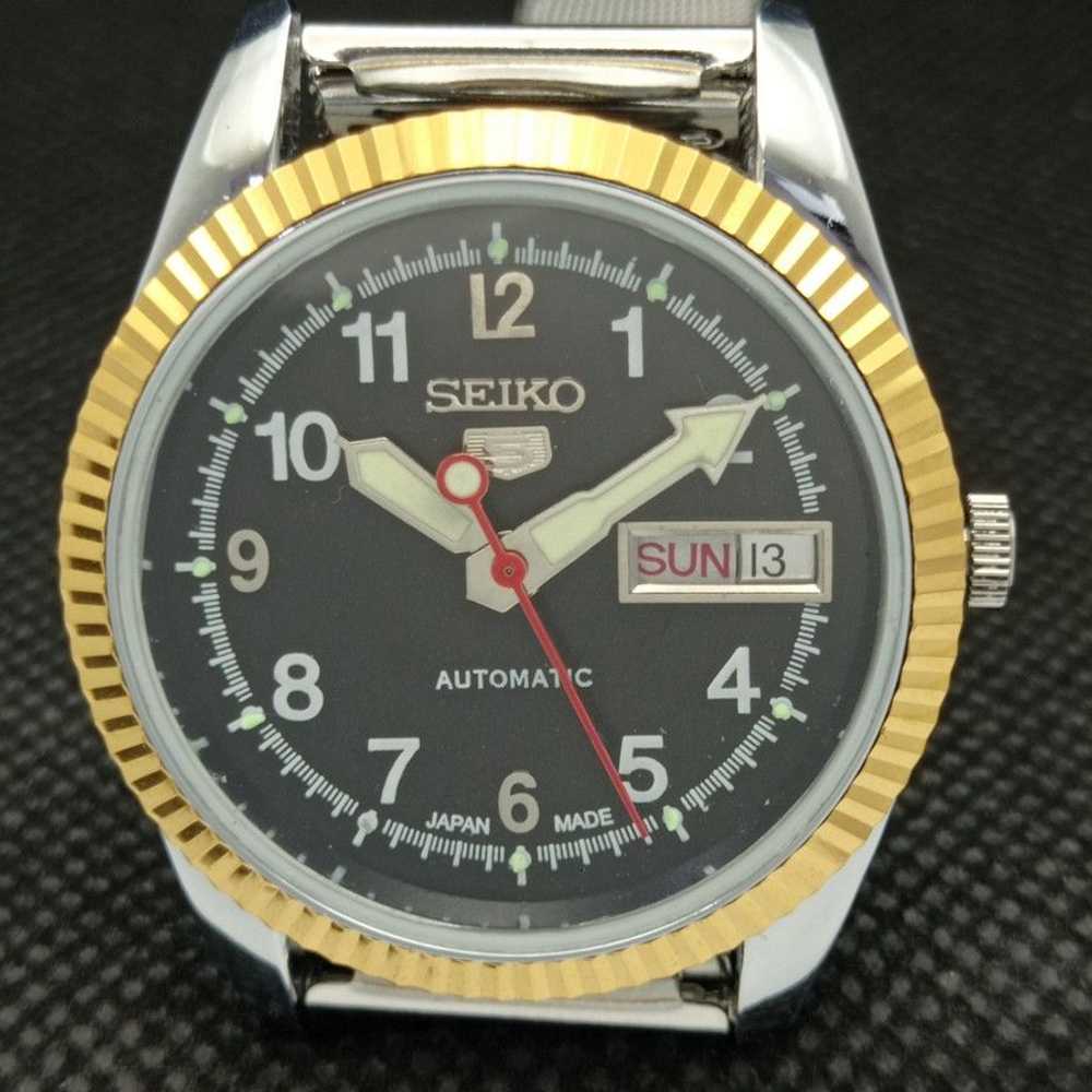 Seiko JAPAN SEIKO 5 AUTOMATIC MENS REFURBISHED WR… - image 3