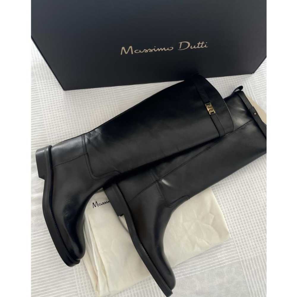 Massimo Dutti Leather riding boots - image 6