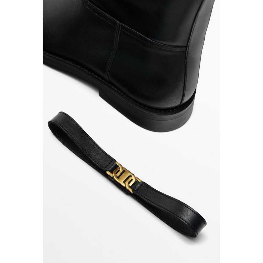 Massimo Dutti Leather riding boots - image 9