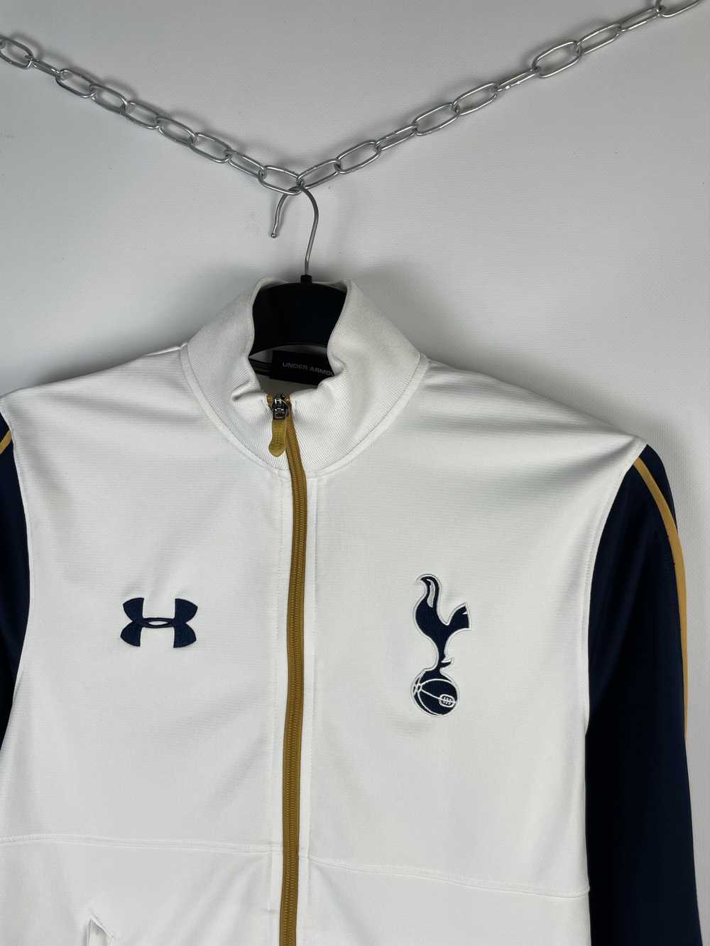 Soccer Jersey × Under Armour × Vintage Zip tracks… - image 4