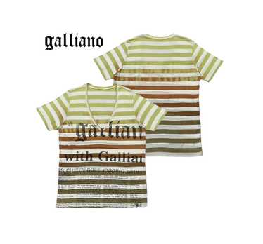 Galliano Galliano Gazette Newspaper T-Shirt - image 1