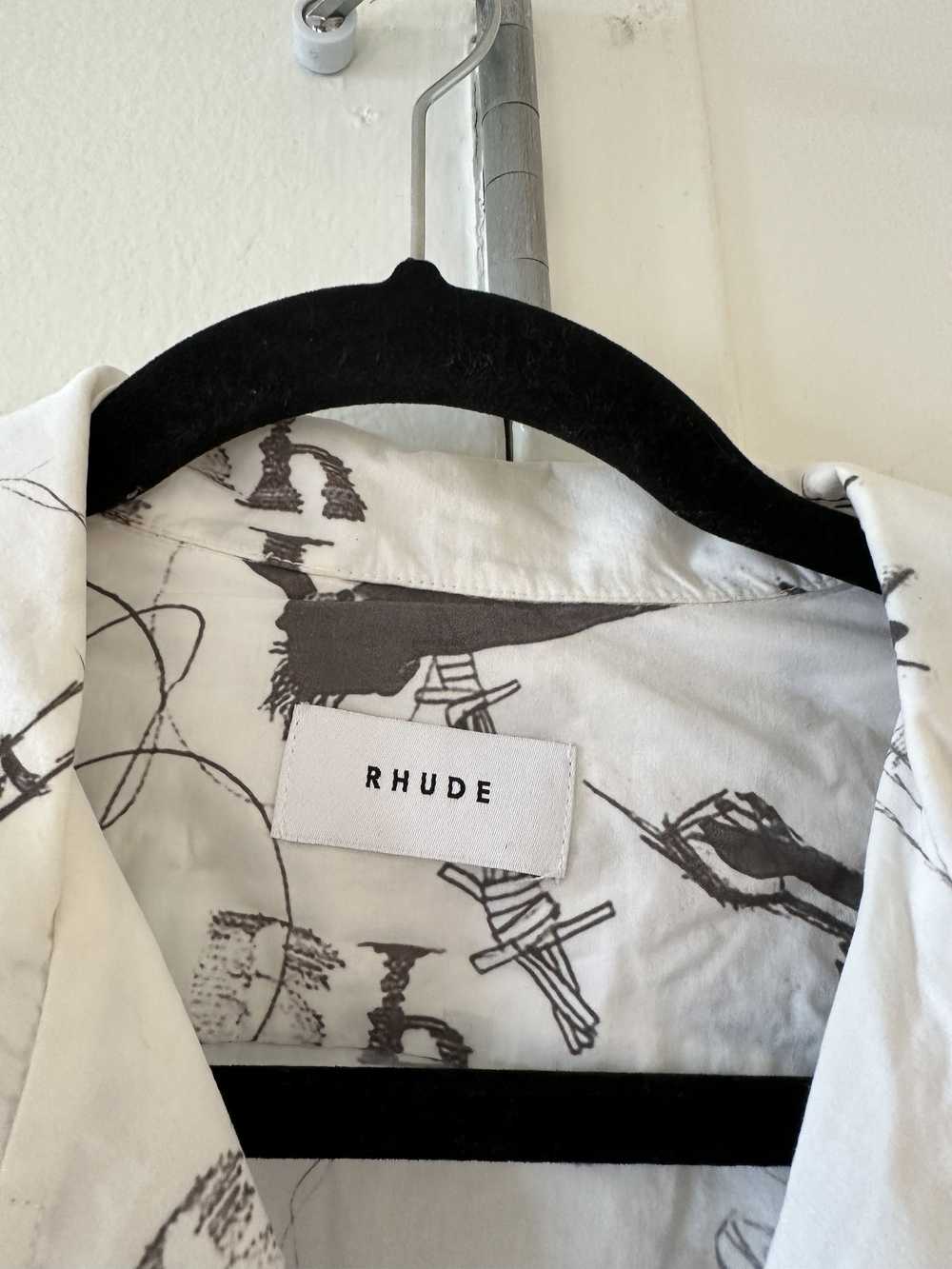 Rhude Rhude All Over Print Camp Collar Shirt - image 3