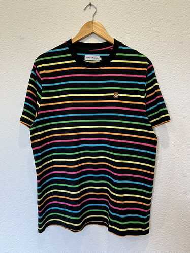 Teddy Fresh Teddy Fresh Striped Multicolor T Shirt