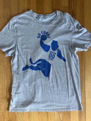 American College × Vintage Vintage BYU Cougars T-… - image 1