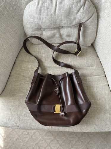 バッグ Salvatore Ferragamo Bucket Bag Leather Ferragamo Gancini Soft Leather Bucket Bag | Neiman Marcus