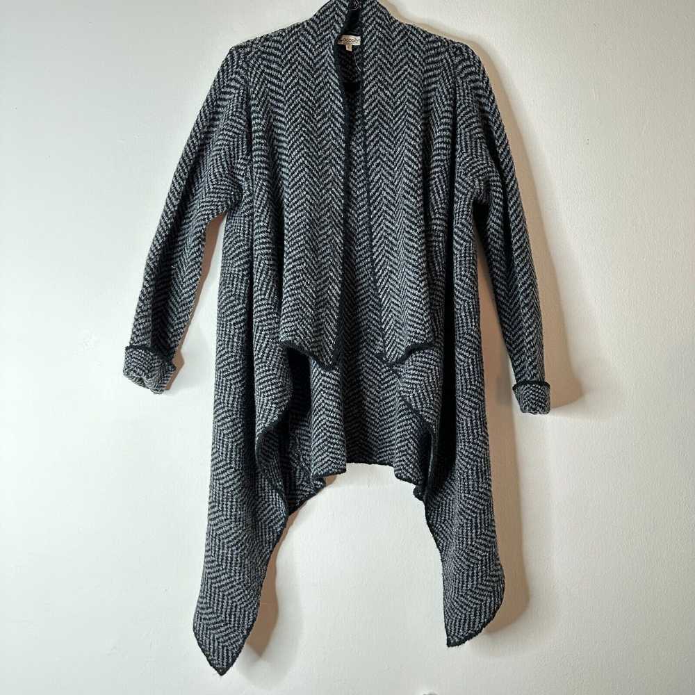 Other Cocogio Herringbone Waterfall Cardigan Asym… - image 2