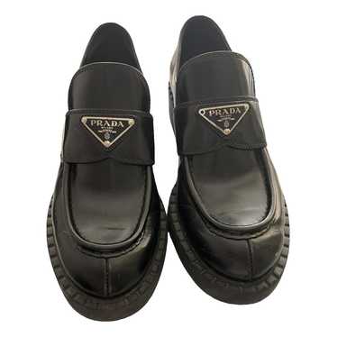 Prada Chocolate leather flats - image 1