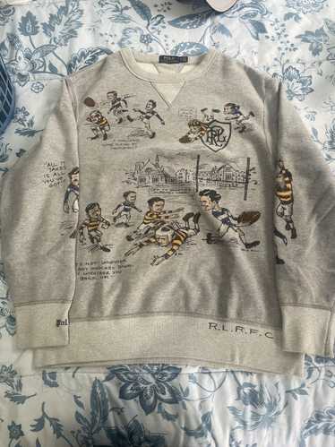 Polo Ralph Lauren Gray Polo Rugby Sweatshirt