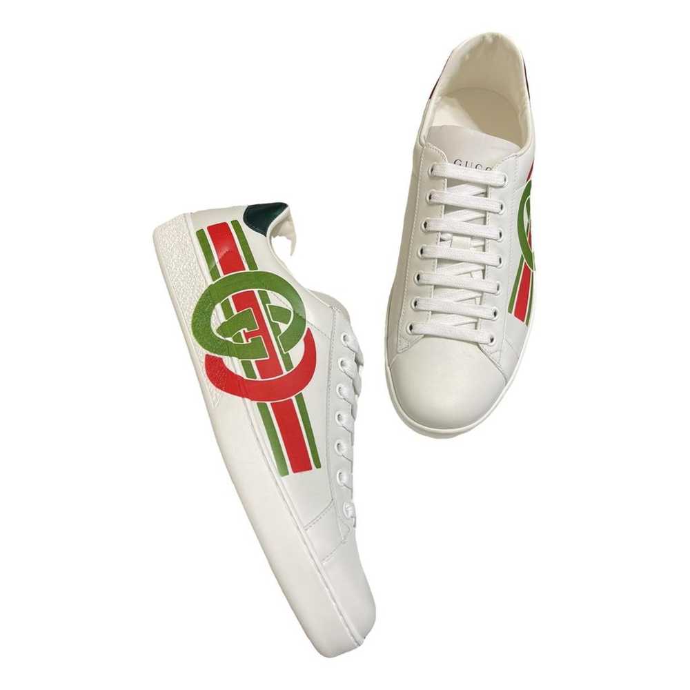 Gucci Ace leather low trainers - image 1