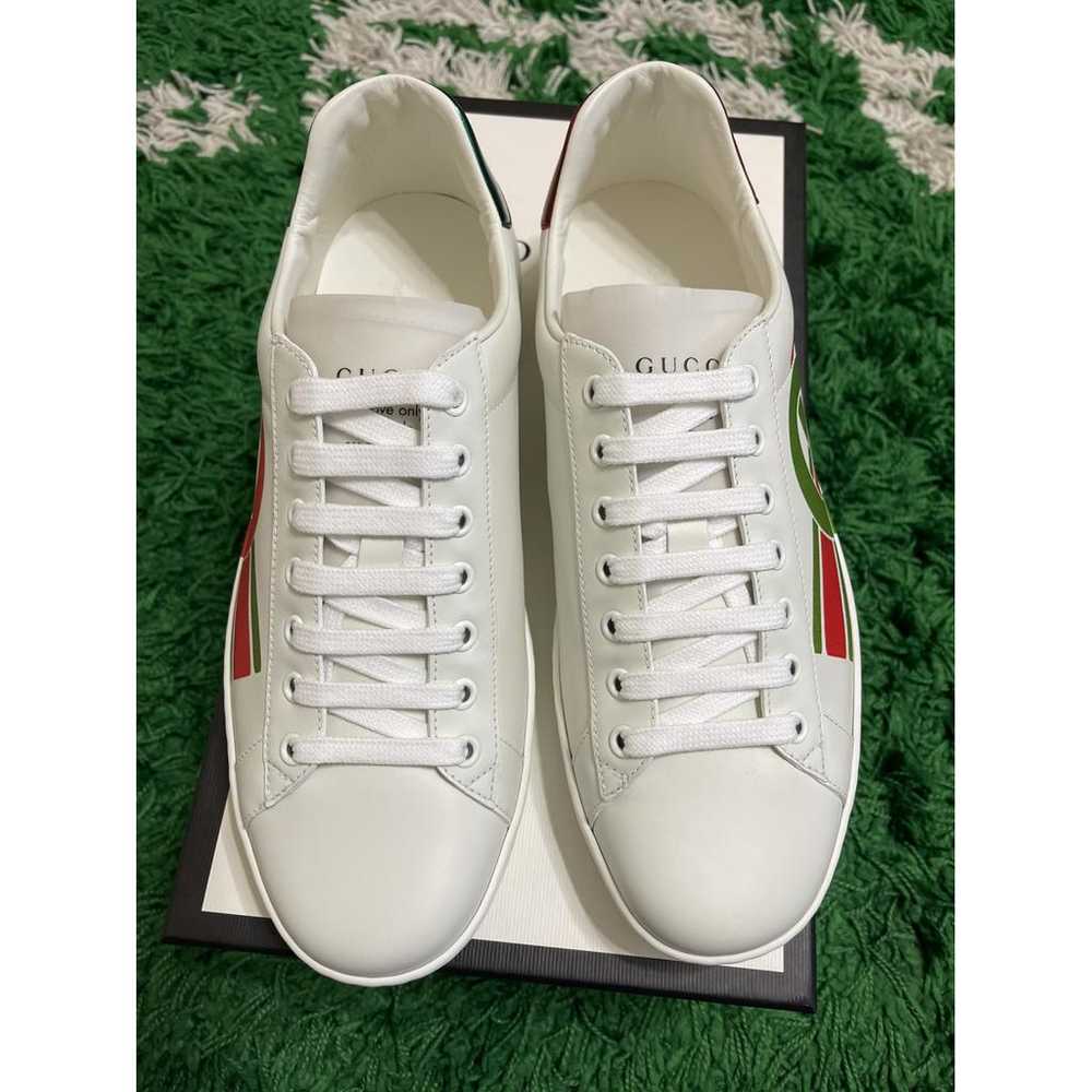 Gucci Ace leather low trainers - image 2