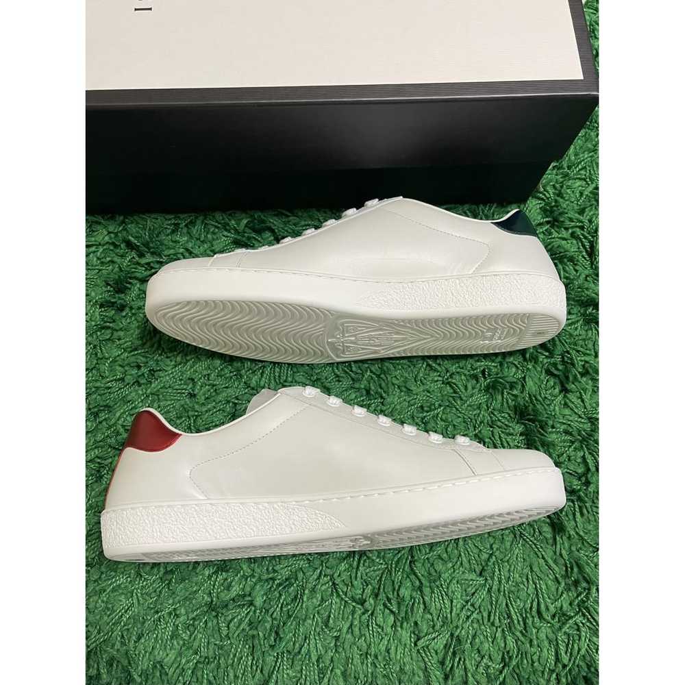 Gucci Ace leather low trainers - image 6