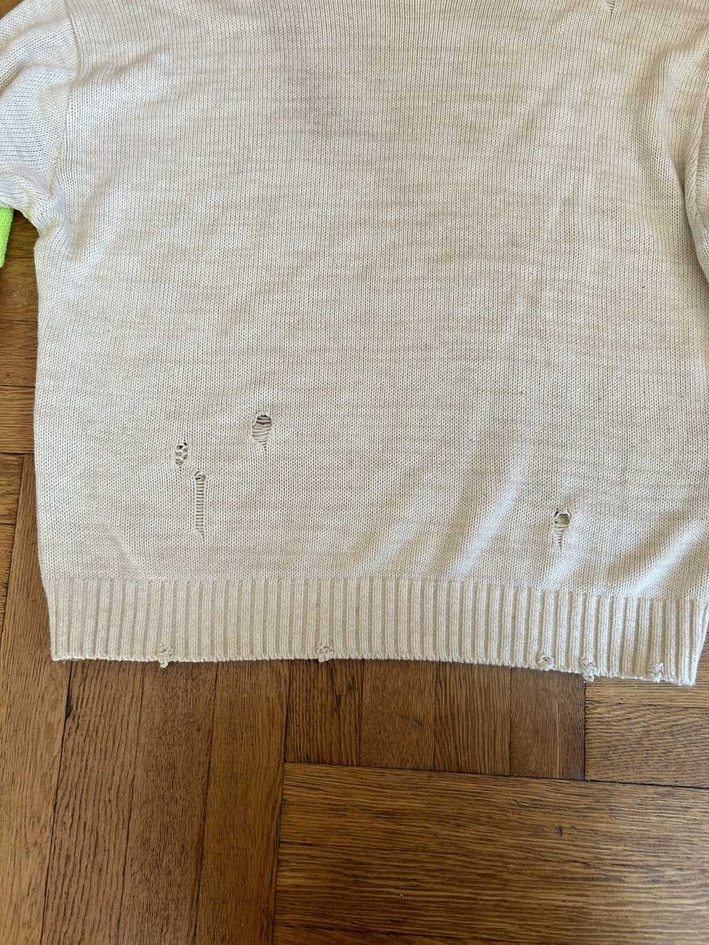 Kapital Hippy Sleeve Sweater Distressed - image 5