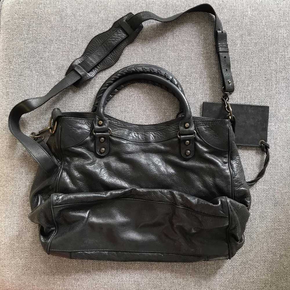 Balenciaga Vélo leather handbag - image 2